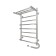 Electric towel "Sanprise" Euromix P8, 500x800 mm, with a shelf, right, chrome