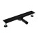 TIM BAD556002BK, 70 x 600 mm, tiles, siphon with a rotation angle of 360 °, black-matte