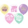 Shar Latex 12 "Happy Birthday!" 2 tbsp., Silk., Set of 25 pcs, mix