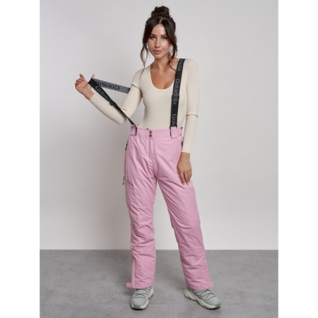 Semi -combinezone ski insulated female winter, size 42, pink color-18