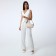 Women's bag with lightning, beige color