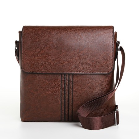 Male bag, brown color-1