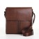 Male bag, brown color
