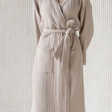 Shifu robe, size m, beige color-1