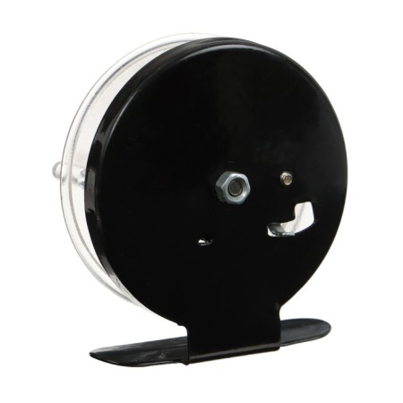 Inertial coil, metal plastic, diameter 6.5 cm, black-transparent color, 701-5
