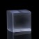 Pvc folding box, matte 10 x 10 x 10 cm