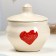 Ceramic pot for baking "Baby" 0.2l / 9.5x10cm, Valentine