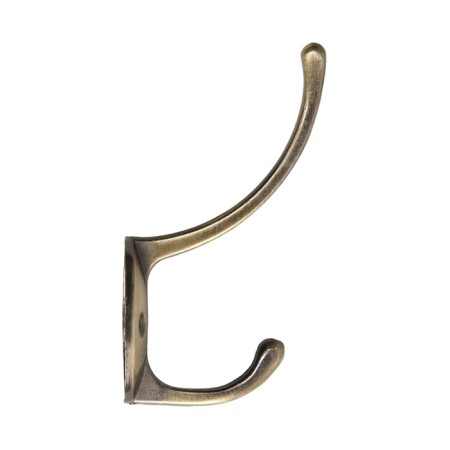 Hook furniture tundra TKD012, two -rod, bronze-3