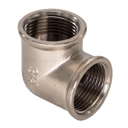 STM square, 2 ", internal thread, nickel -plated brass-3