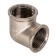 STM square, 2 ", internal thread, nickel -plated brass