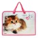 Folder with A4 handles, 340 x 245 x 40 mm, plastic, handles, ONICS PT-14 Cute Kitty