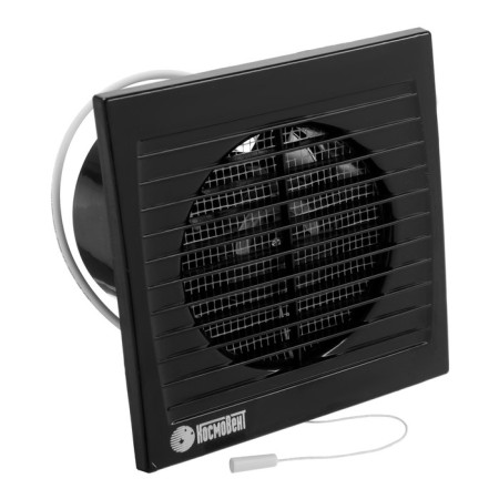 Exhaust fan "Cosmetic" B100VK, D = 100 mm, 10 W, 40 dB, 105 m³/h, with off., Black-1