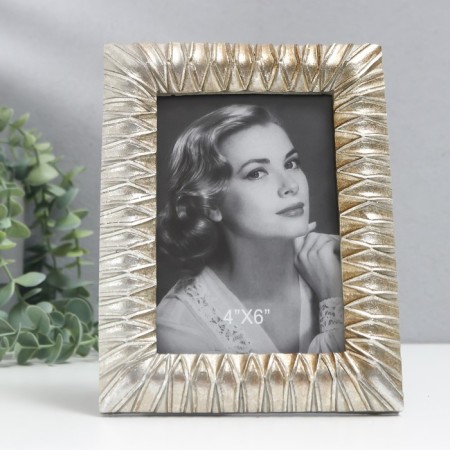 Photo frame Polystone 10x14.5 cm "Silver section" 19x14.5 cm