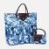 Lightning bag, folding, blue/blue color