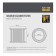 Frame-branded filter Hepa 28214, for vacuum cleaners Denzel RVC20, RVC30, LVC20, LVC3