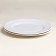 Set of porcelain plates SL Home "Vintage Frank", D = 22 cm, white color