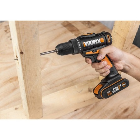 Drill-shuruvumvelabilating Worx WX101.9, 20 V, 30 Nm, Li-Ion, without Zo and AKB-8