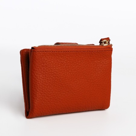 Women's wallet on the button, redhead color-1