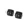 Handcuffs Anonymo #0103, PU Skin, Black