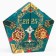 Gift set New Year's “Miracles Time”: Green Tea, Black Tea, peglasses in glaze, sweets, cream - honey