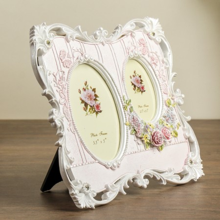Photo frame Polystone in 2 photos 6x9, 9x13 cm "Tuilery" Rhinets 20x24 cm-1