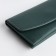 Women's wallet on magnet, green color