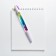 Pen - shaker, blue color “Compose your fairy tale”, mix
