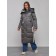 Coat insulated winter female, size 42, dark gray color