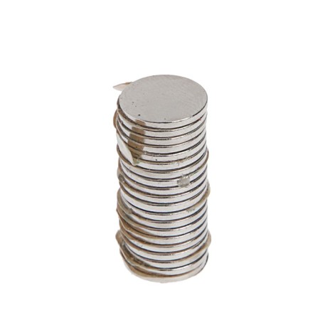 REXANT neodymium magnet, 10x1 mm disk, clutch 0.5 kg, 20 pcs-2