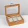 Catch stand, bracelets, wood, 3 places 16.5 × 11.8 × 7.5 cm, color gray color
