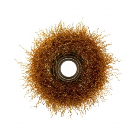 Matrix ushm brush, d = 65 mm, m14, cup, brass -tiered twisted wire-2
