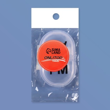 Air man, Russian/English letters, 6.7 × 4.3 × 1.7 cm, 2 sections, color transparent color-5