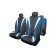 SkyWay Drive-3 seats, eco-leather, 11 objects, black and blue, s01301164