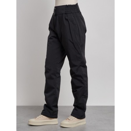 Trousers insulated sports female winter, size 46, black color-5