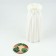Vase for flowers with a stand "Leaves" plastic, 17 x 7 cm