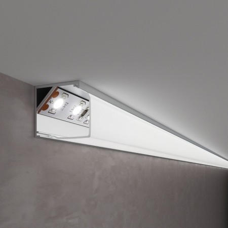 Profile square angular aluminum Elektrostandard, for LL-2-ALP009 2000X16X16 mm LED strips