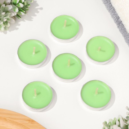 Set of candles of tea aromatic, 6 pcs, apple-1