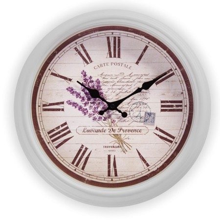 Wall clock, series: interior, "flowers", smooth move, d-31 cm