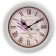 Wall clock, series: interior, "flowers", smooth move, d-31 cm