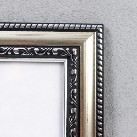Photo frame plastic 21x30 cm silver (790)-2