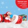 Developing tactile ball "Snow Ball", New Year's gift packaging, 1 pc., I crush me