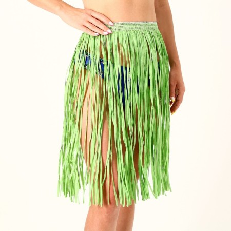 Hawaiian skirt, 60 cm, green color