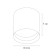 ARTE LAMP Intercrus A5548PL-1BK, GX53, 15 W, 8.5x8.5x7 cm, black.