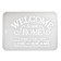 Plastic stencil "Welcome" 22x31 cm