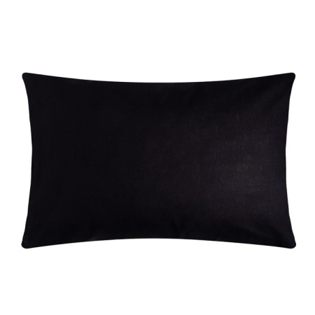 Pillowcase Ethel, 50x70 cm, black color, 100% cotton, calico
