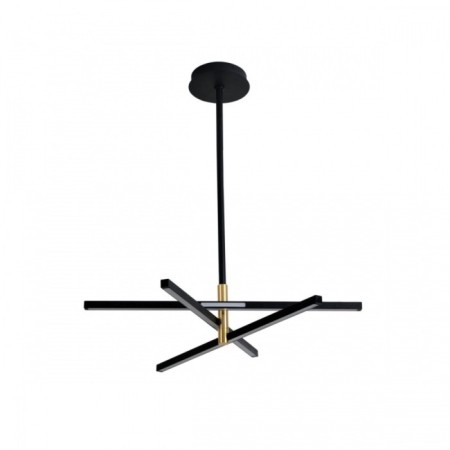 Ceiling lamp Lumion. Parker, 56W, LED, 165 mm, black color, gold