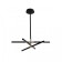 Ceiling lamp Lumion. Parker, 56W, LED, 165 mm, black color, gold