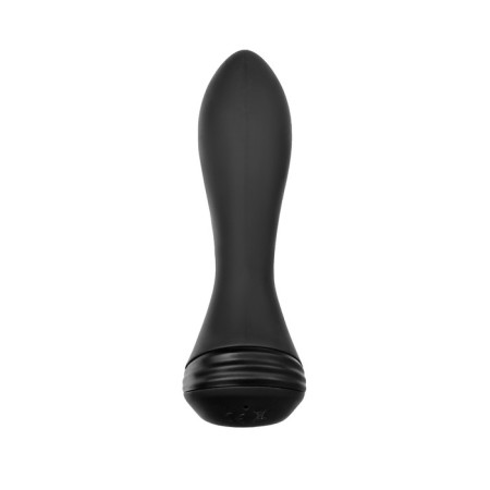 Inflatable anal vibrovaloga Popo pleasure Phoenix, 13.5 cm, silicone, black color-9