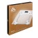Floor Libra Luazon LVE-003, electronic, up to 180 kg, 1xCR2032, glass, white