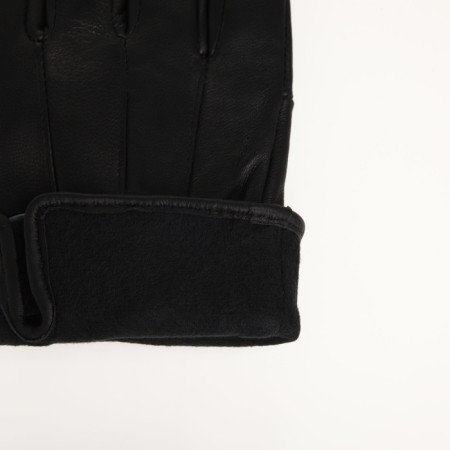 Gloves male, dimensionless, with insulation, black color-5